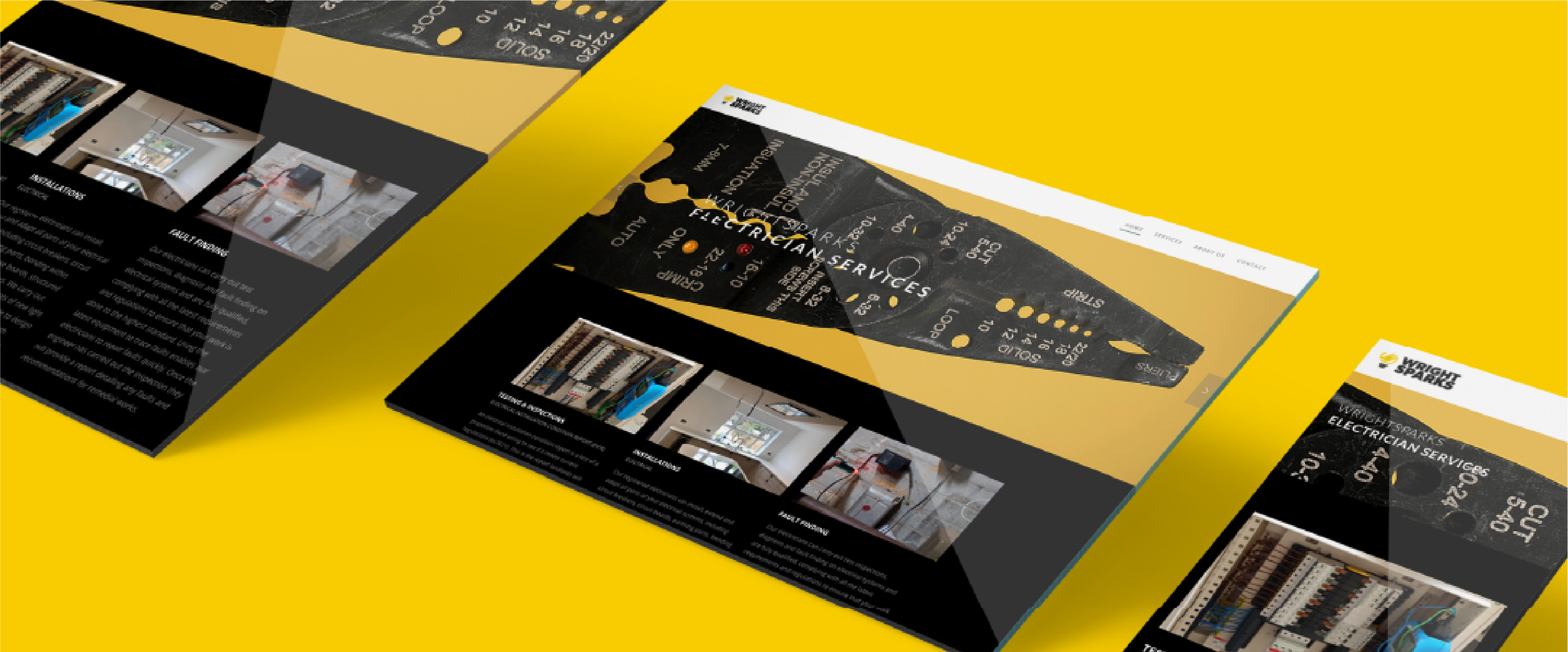 Wright Sparks Website Composition