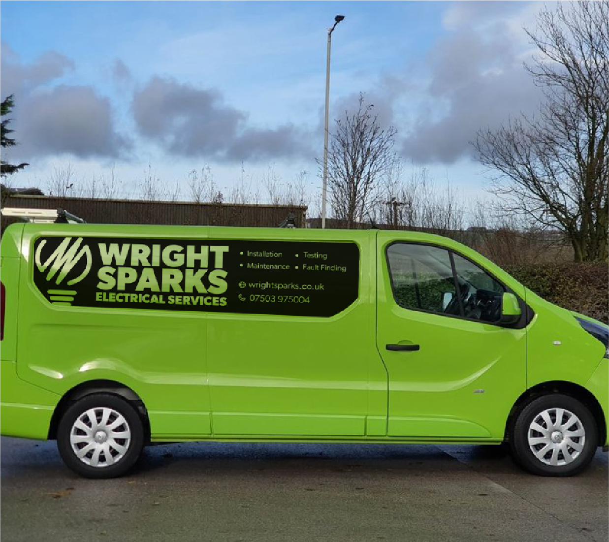 Wright Sparks Van Livery