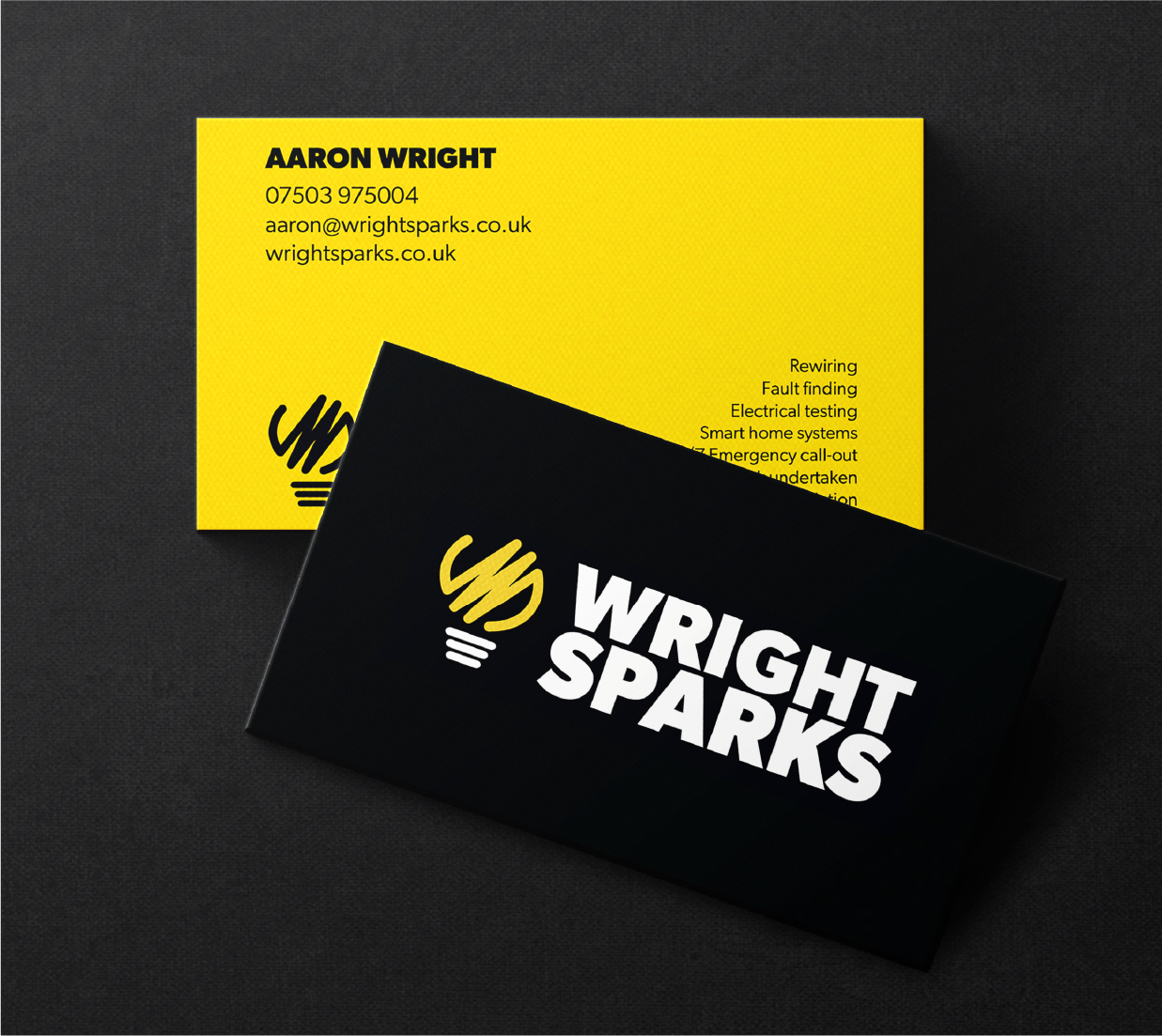 Wright Sparks Print Design